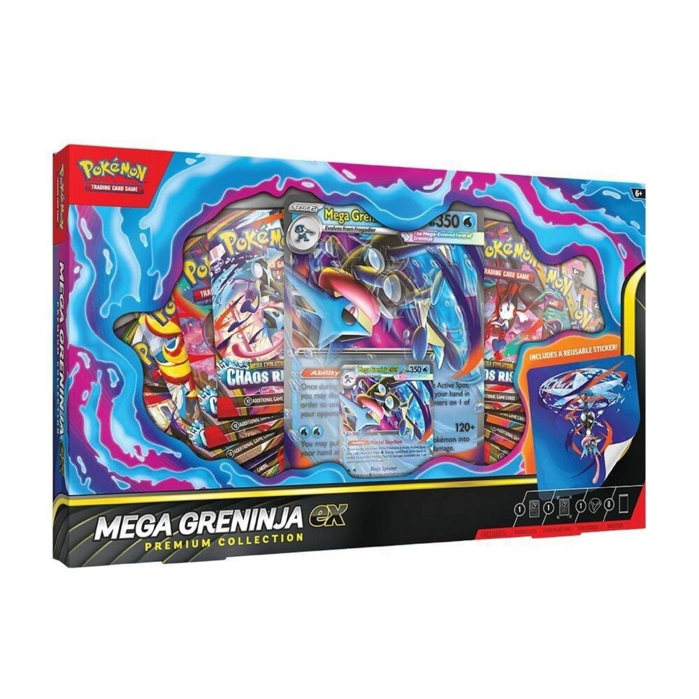 Pokemon Mega Greninja EX Premium Collection 8 packs promo New Sealed